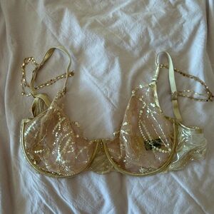 HONEY BIRDETTE GOLDY Bra 38H RARE 🔥